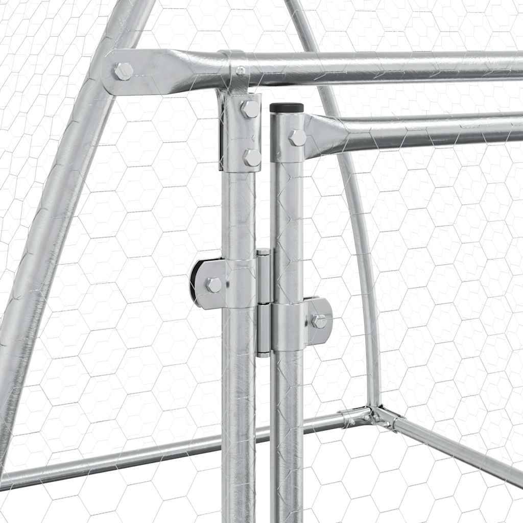 Vidaxl - Cage pour poules argenté 100x105x120 cm acier galvanisé vidaXL 172552 - Image 6