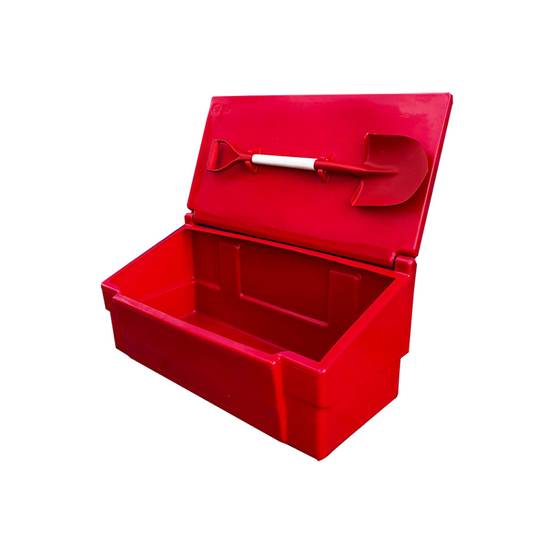 Plast'Up Rotomoulage - Bac à sable incendie/ à sel de déneigement 100l + pelle-plast'up rotomoulage - Image 1