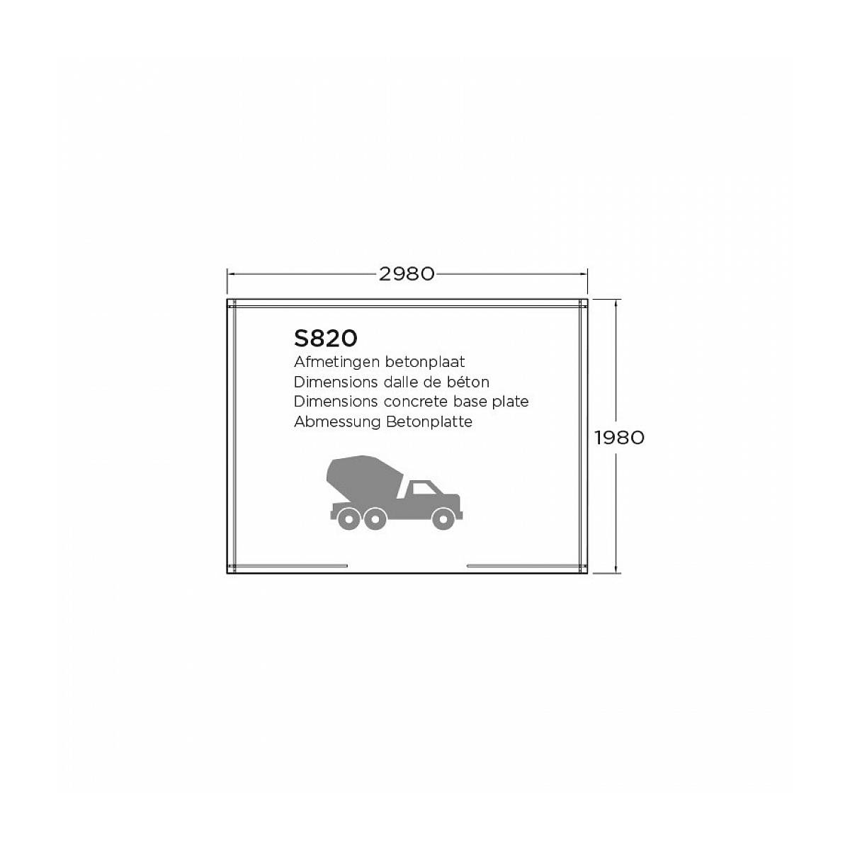 Habitat Et Jardin - Abri Jardin Bois "saran" - 5.9 M² - 2.98 X 1.98 X 2.39 M - 28 Mm -solid - Image 3