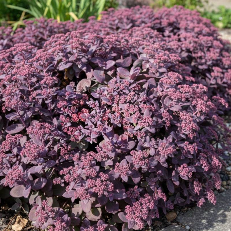 Orpin Oriental Dancer, Sedum à fleurs Rouge/ - feuillage Persistant - Godet - 5/20 cm