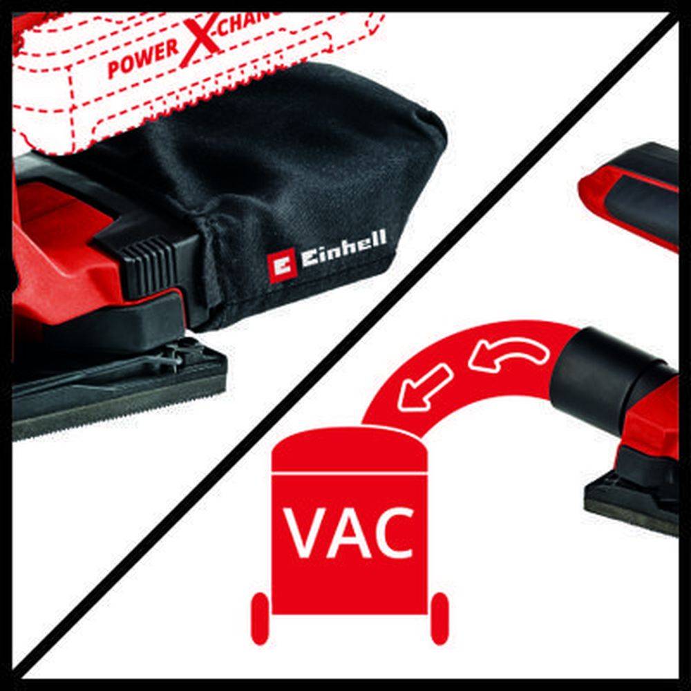 Einhell - Ponceuse vibrante TC-OS 18/187 Li-Solo - sans batterie Einhell - Image 2