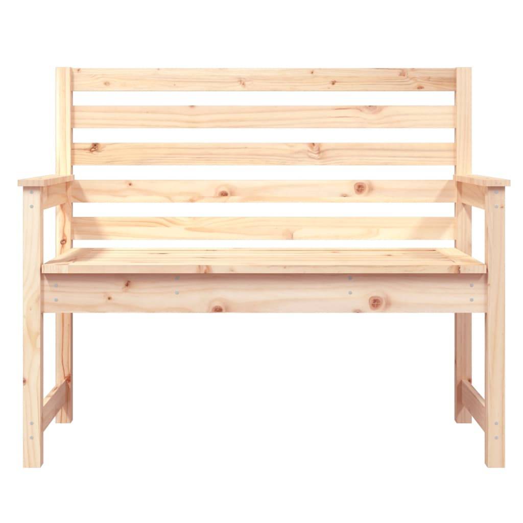 Maison Chic - Banc de jardin - Banc d'extérieur - Banquette 109x48x91,5 cm bois massif de pin - Image 4