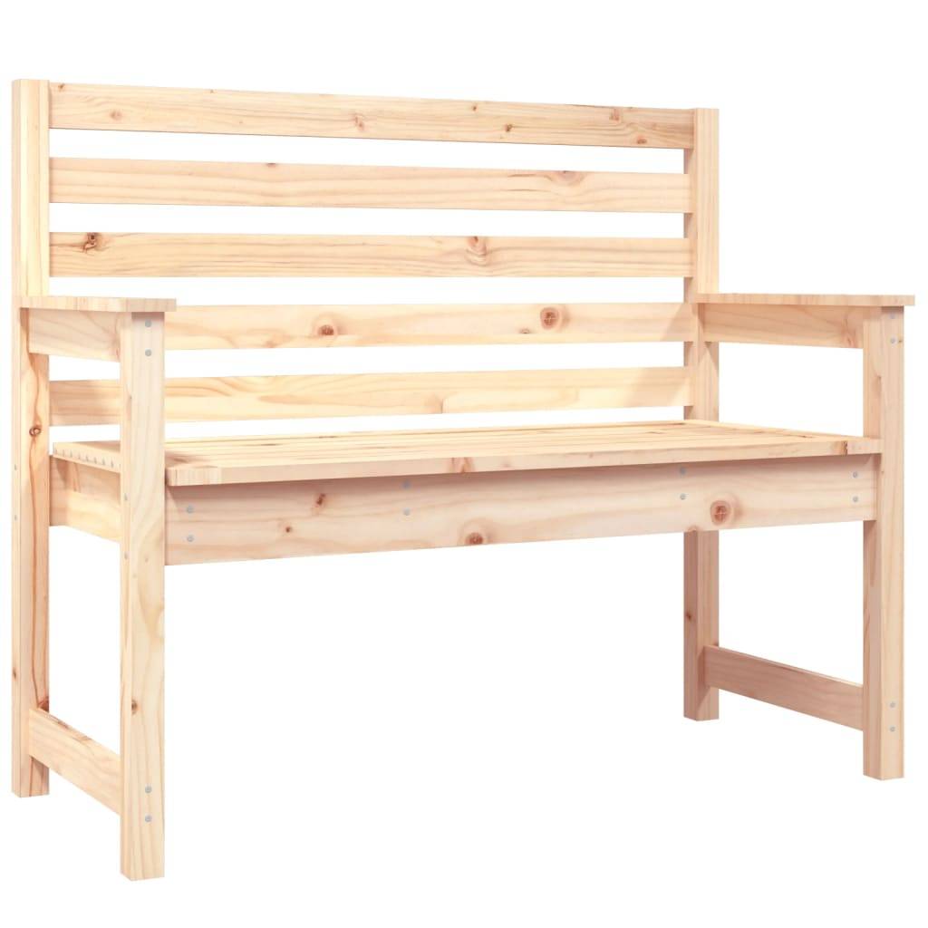 Maison Chic - Banc de jardin - Banc d'extérieur - Banquette 109x48x91,5 cm bois massif de pin - Image 1