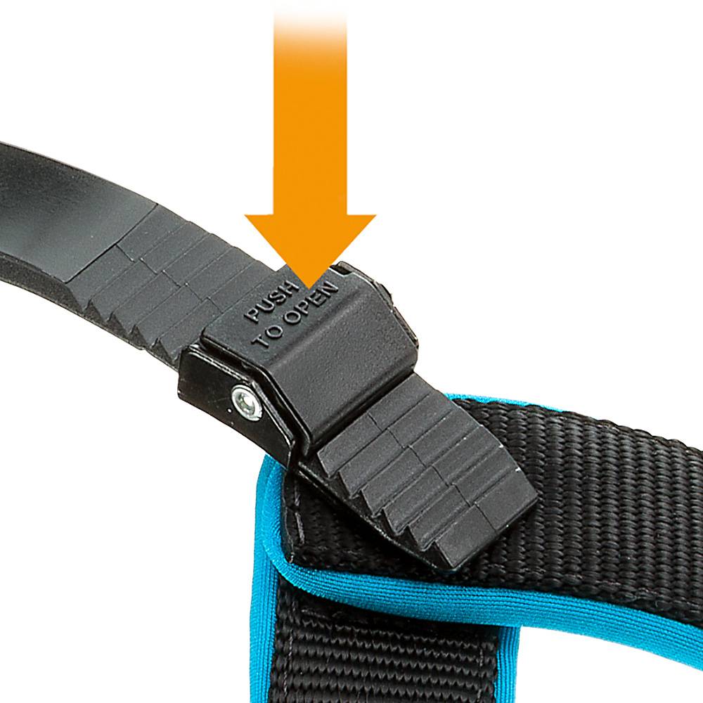 Ferplast - Ferplast Harnais ergonomique pour chiens AGILA FLUO 8, ajustement parfait, fermeture à double micro-régulation, rembourrage souple, A=B 69÷77 cm 25 mm - Image 4