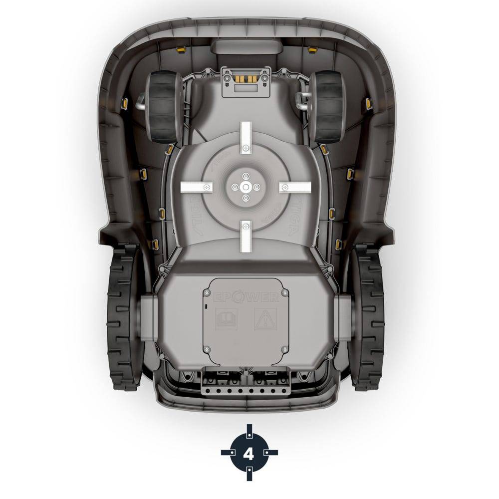 Stiga - Robot tondeuse A500, max. 700m², navigation GPS-RTK & 4G - STIGA - Image 4