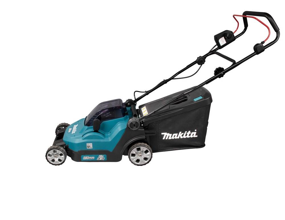 Makita - Tondeuse à gazon sans fil LTX 36V + 2 batteries 4,0 Ah + 1 Chargeur double rapide - 38 cm - 40 L - MAKITA - DLM382PM2 - Image 3