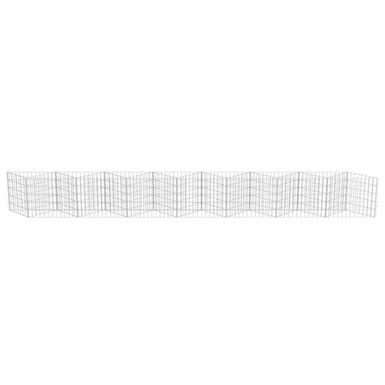 PANGIVO - Mur de gabion Acier galvanisé Argenté 450 x 30 x 50 cm - PANGIVO - Image 6