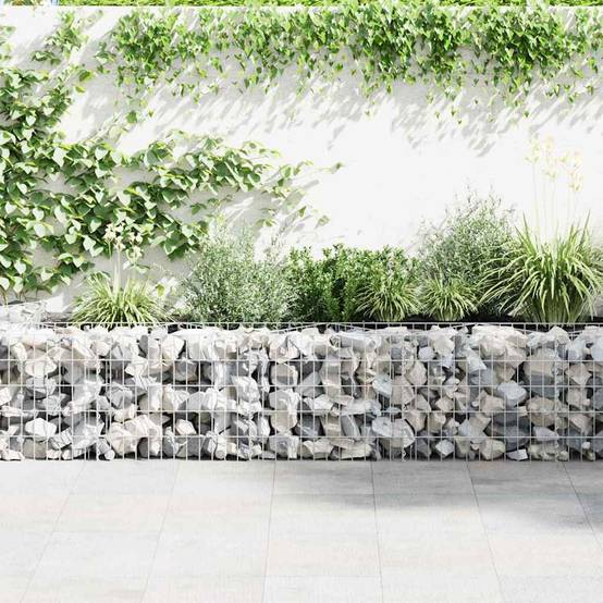 PANGIVO - Mur de gabion Acier galvanisé Argenté 450 x 30 x 50 cm - PANGIVO - Image 4