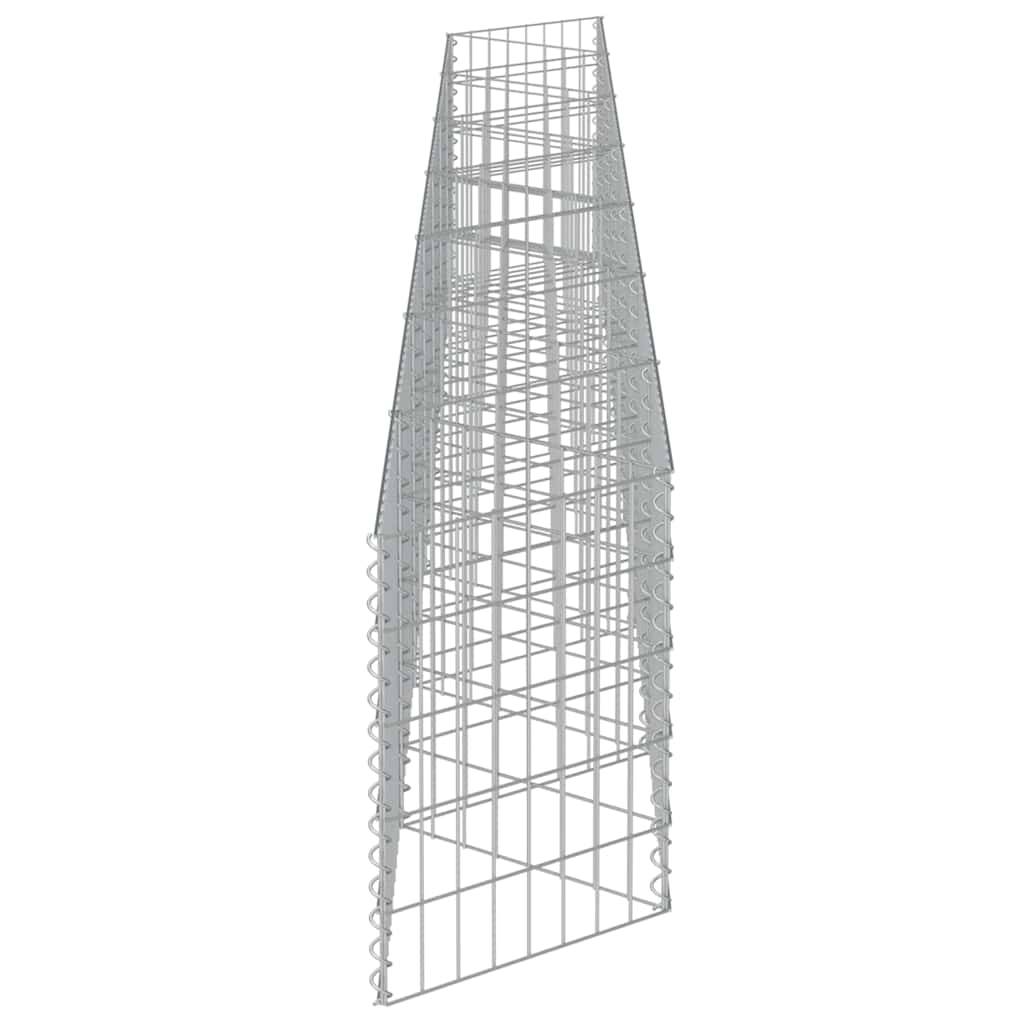 PANGIVO - Mur de gabion Acier galvanisé Argenté 450 x 30 x 50 cm - PANGIVO - Image 7