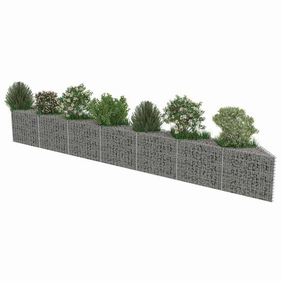 PANGIVO - Mur de gabion Acier galvanisé Argenté 450 x 30 x 50 cm - PANGIVO - Image 5