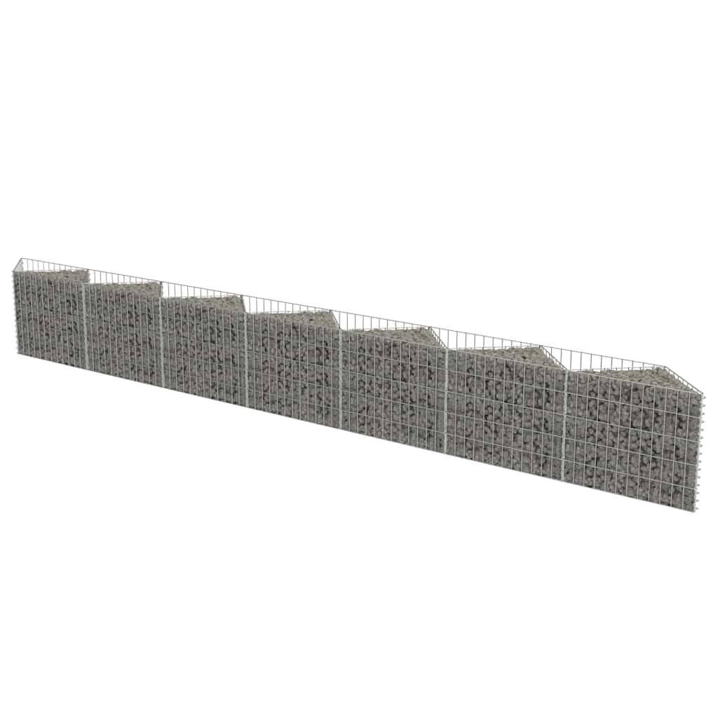 PANGIVO - Mur de gabion Acier galvanisé Argenté 450 x 30 x 50 cm - PANGIVO - Image 2