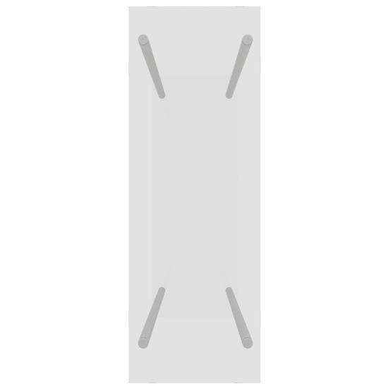 Range-bûches moderne Verre Trempé et Acier pour Salon Stockage bûches 80x35x100 cm Transparent - ComfortXL Outdoor Living - Image 4