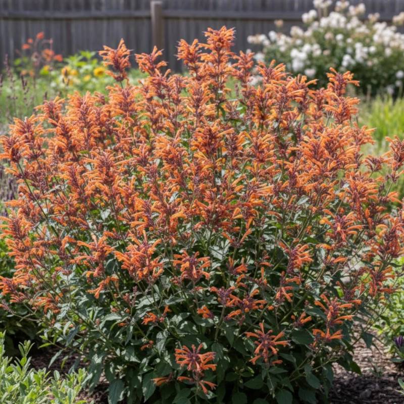 Agastache Kudos Mandarin® à fleurs Orange/ - feuillage Caduc - Godet - 5/20 cm - Image 1