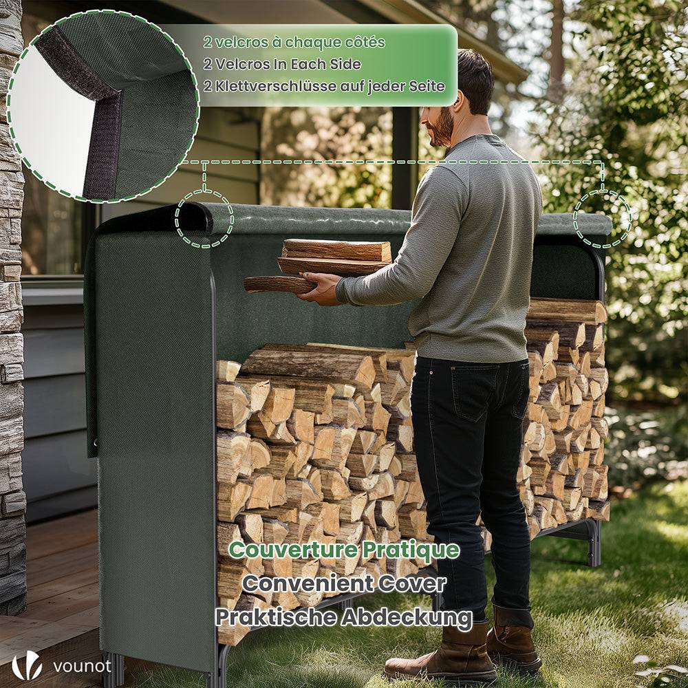 Support bois cheminée au meilleur prix | Leroy Merlin