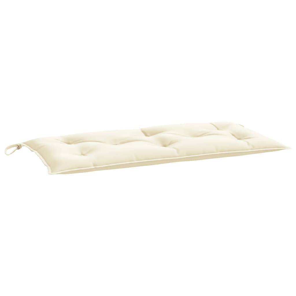 Coussin de banc de jardin crème 100x50x7 cm tissu oxford P112 - Image 1
