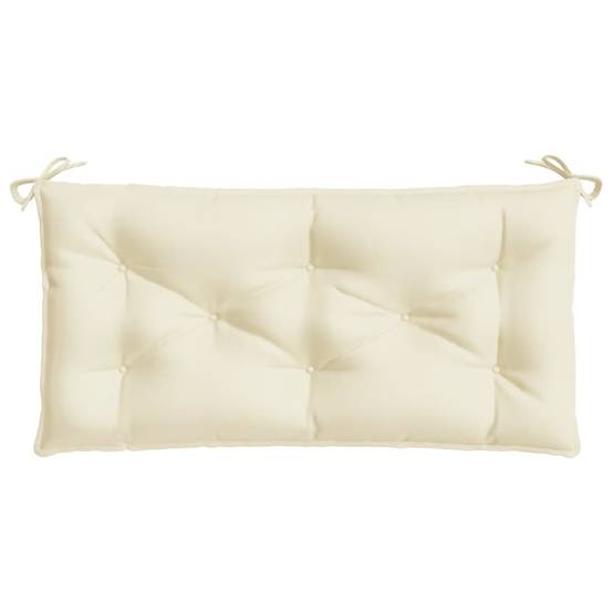 Coussin de banc de jardin crème 100x50x7 cm tissu oxford P112 - Image 4