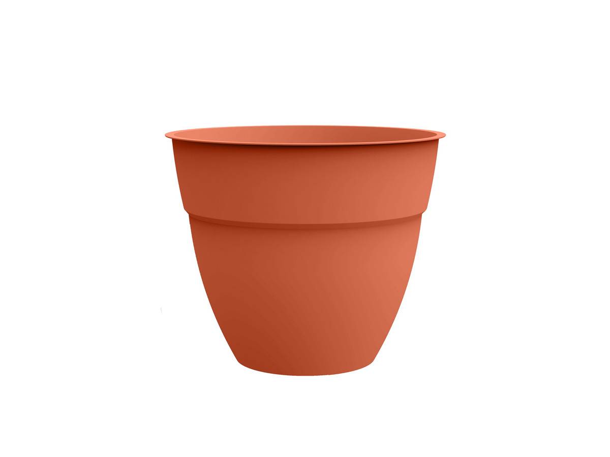 Eda - Pot de fleur rond Osaka Ø 50 x H.42,9 cm Orange terre battue - Eda - Image 1