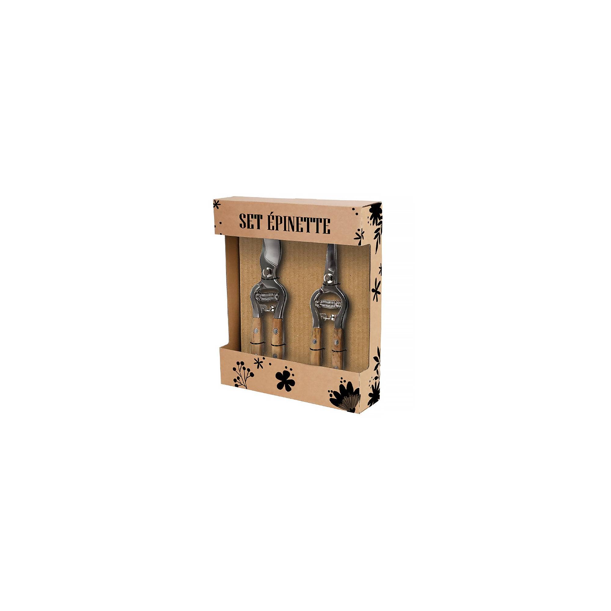 Lot de 2 épinettes de jardin - Suan - En métal - Avec loquet de sécurité - Image 5