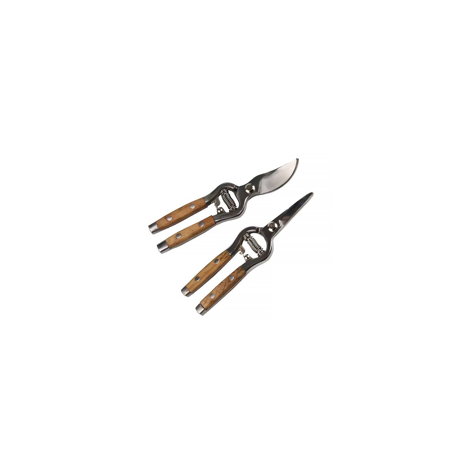 Lot de 2 épinettes de jardin - Suan - En métal - Avec loquet de sécurité - Image 1