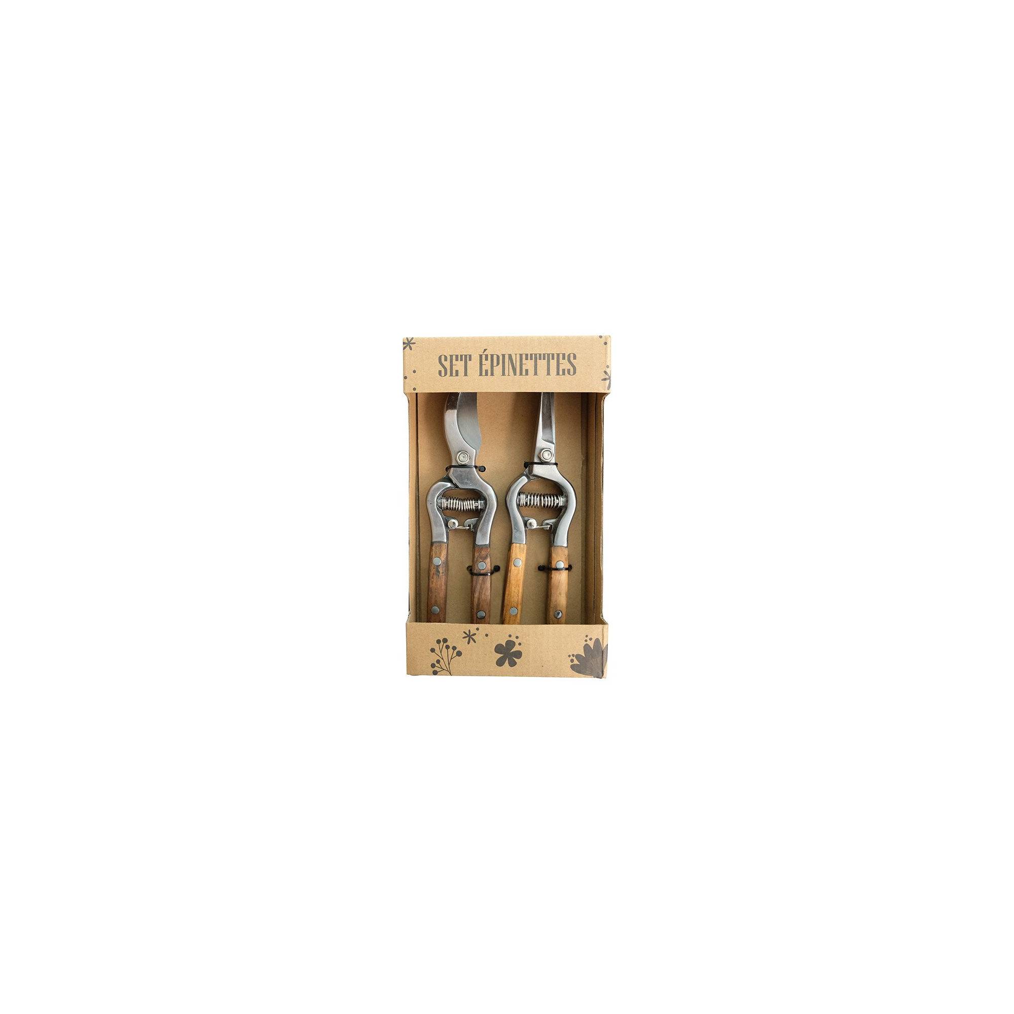 Lot de 2 épinettes de jardin - Suan - En métal - Avec loquet de sécurité - Image 4