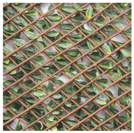 James Grass - France Green - Treillis extensible feuilles de laurier amande - Long 28 m, Hauteur 2 m - Image 3