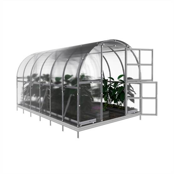 Serre de jardin polycarbonate Klasika 3 x 4 m (12 m²) 6 mm - Eden Greenhouses - Image 3