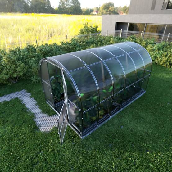 Serre de jardin polycarbonate Klasika 3 x 4 m (12 m²) 6 mm - Eden Greenhouses - Image 1