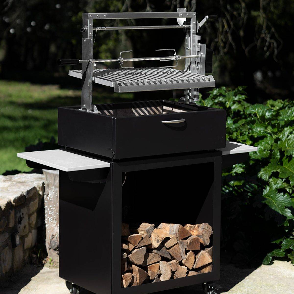 Barbecue Argentin Santa Maria Sur Meuble Mixte - GRILL CHIC - Image 6