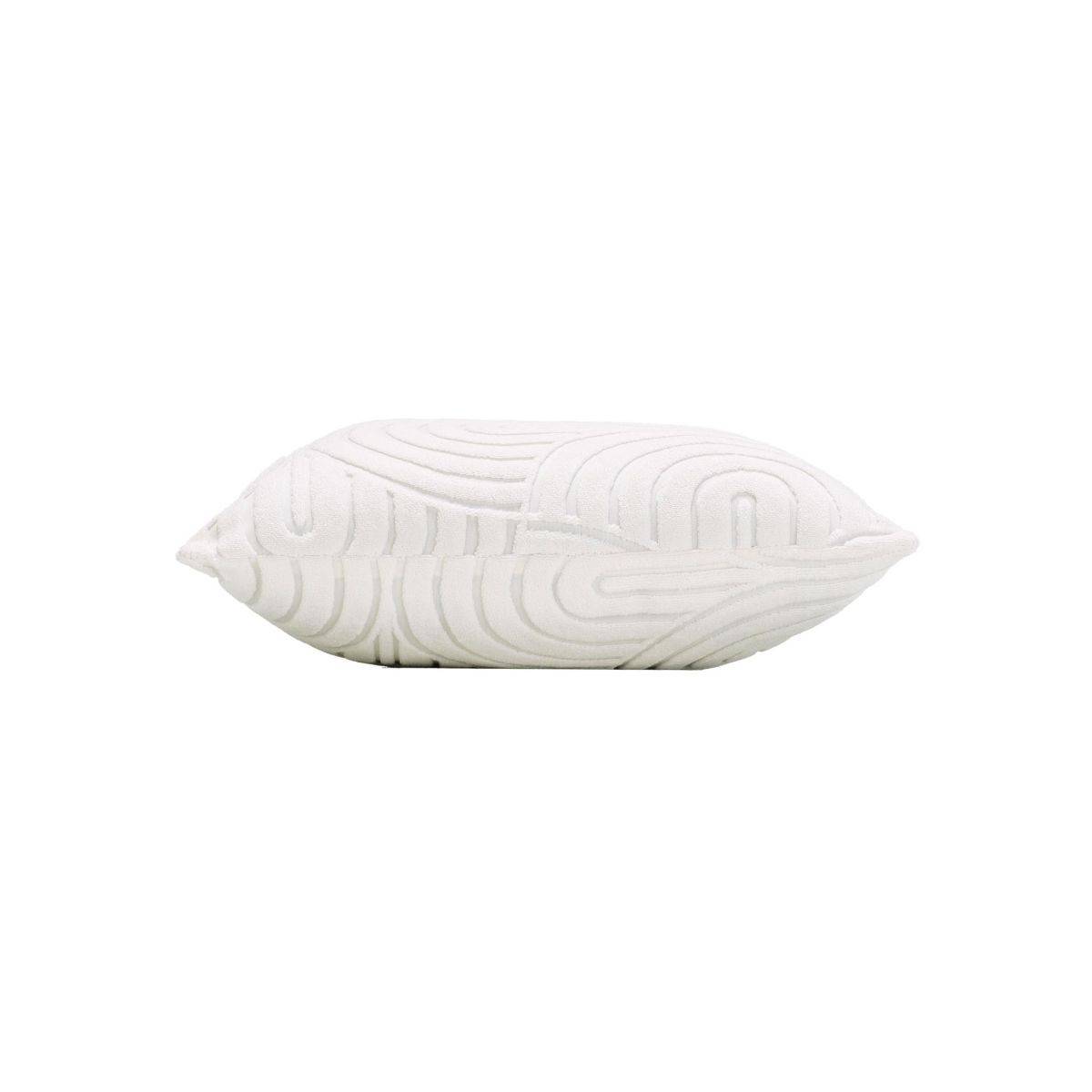 Housse de Coussin Bouclette "Solly" 40x40cm Naturel - Image 2