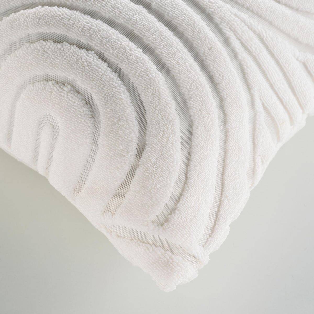 Housse de Coussin Bouclette "Solly" 40x40cm Naturel - Image 3