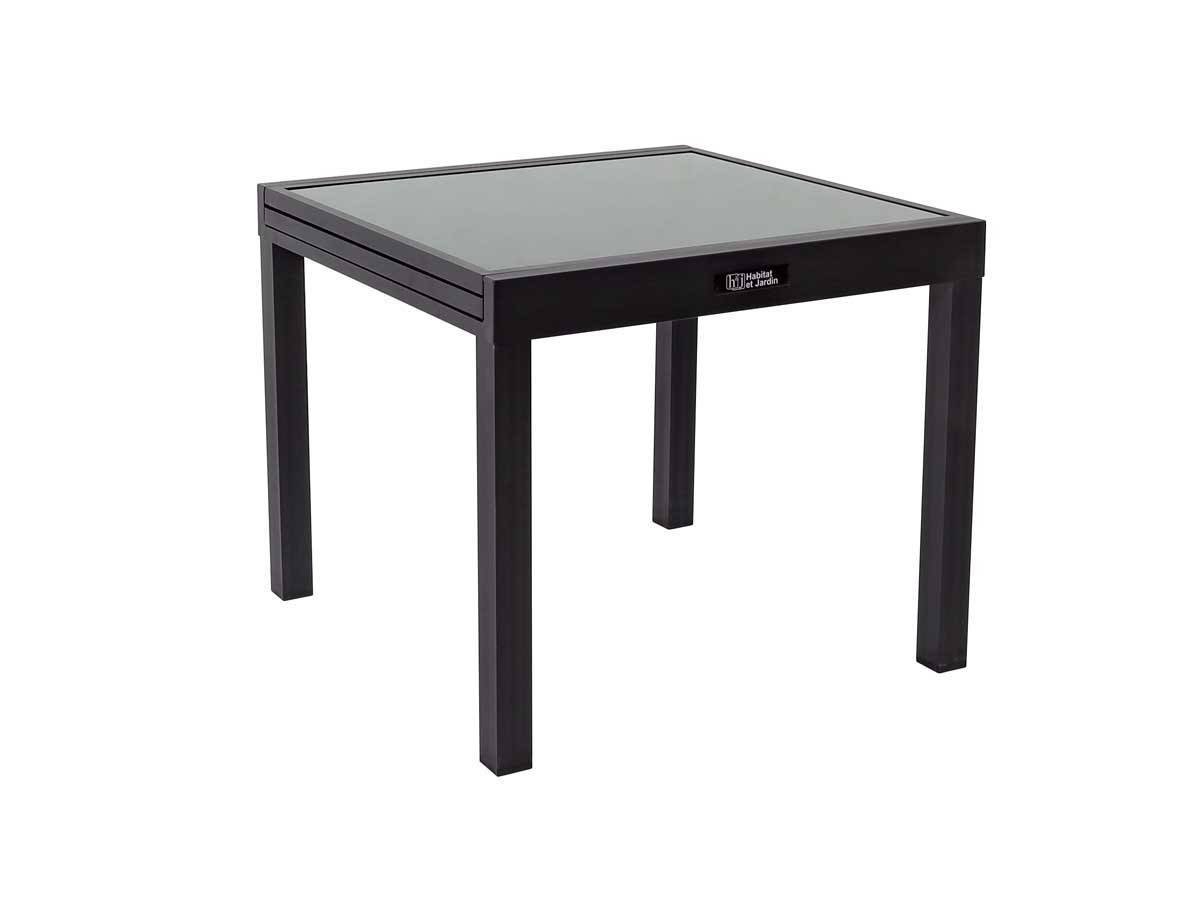 Table De Jardin Aluminium Extensible "porto 8" - Phoenix - Noir -habitat Et Jardin - Image 3