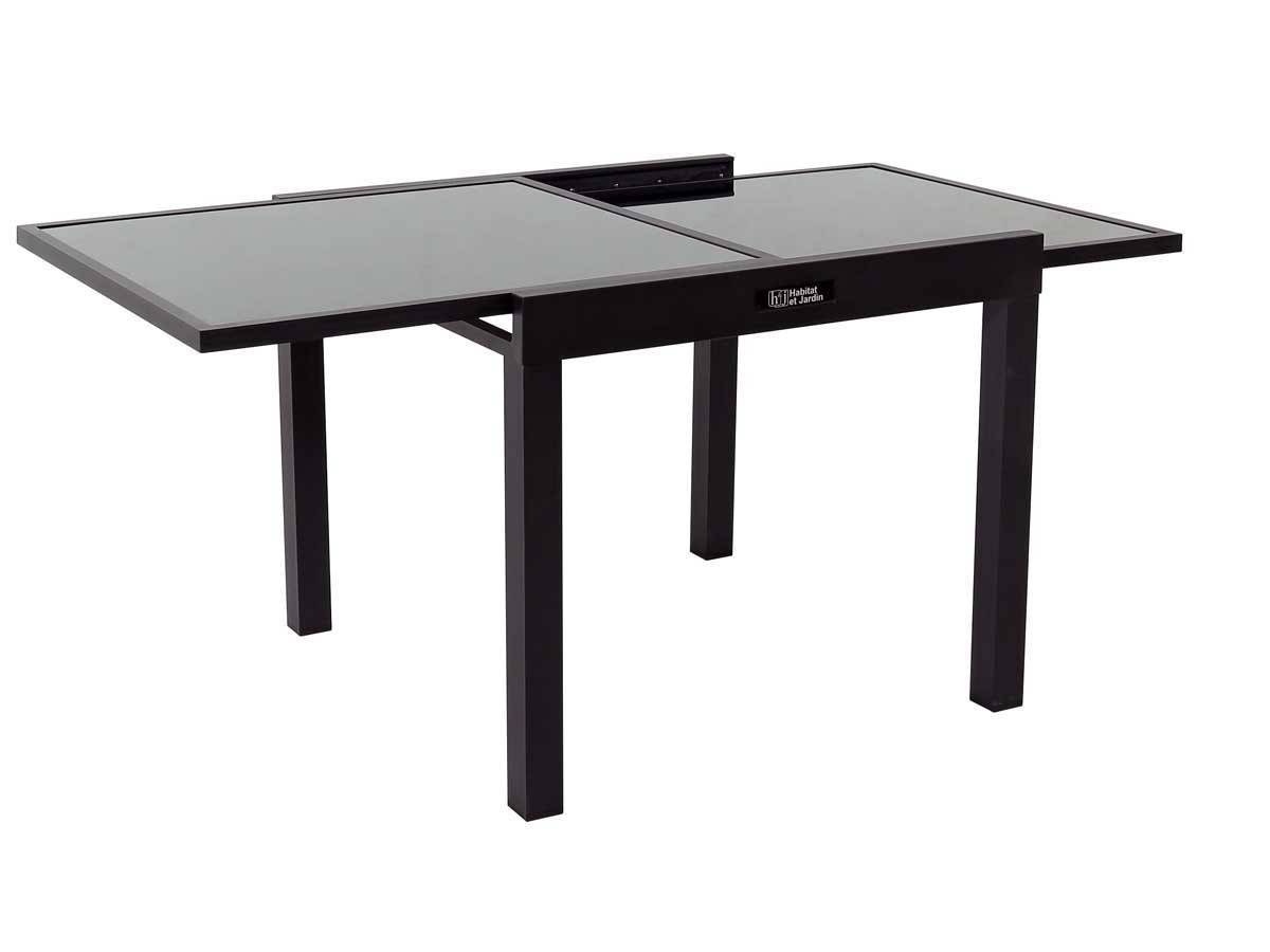 Table De Jardin Aluminium Extensible "porto 8" - Phoenix - Noir -habitat Et Jardin - Image 2