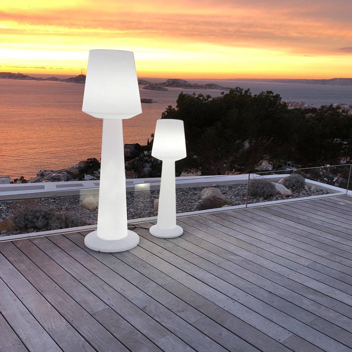 Lumisky - Lampadaire d'extérieur filaire AUSTRAL E27 H110cm - Image 4