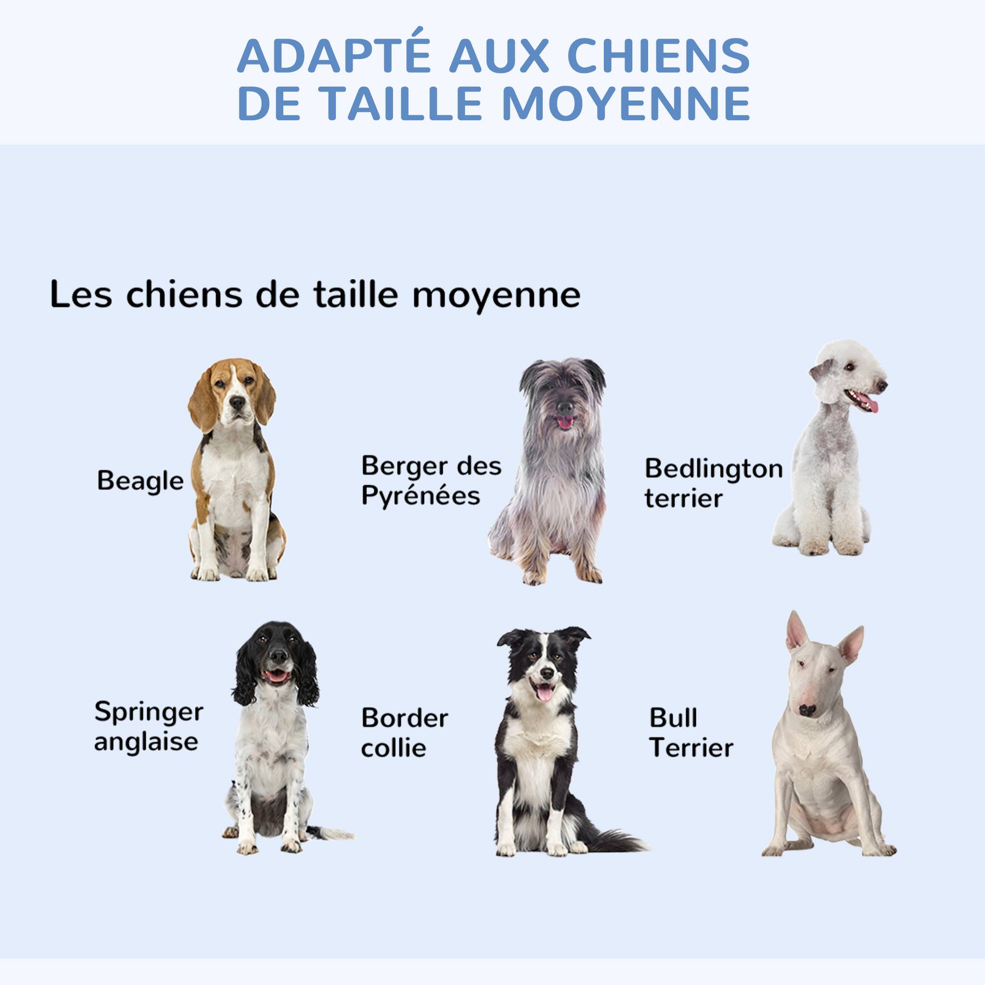 Sans Marque - Cage caisse de transport pliante pour chien en métal noir 92 x 57 x 62,5 cm - Image 7