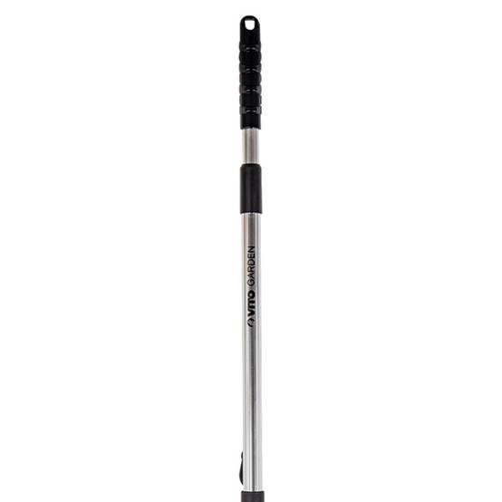 Balai à gazon aluminium 15 dents Manche télescopique 89.5 - 180 cm VITO - Image 5