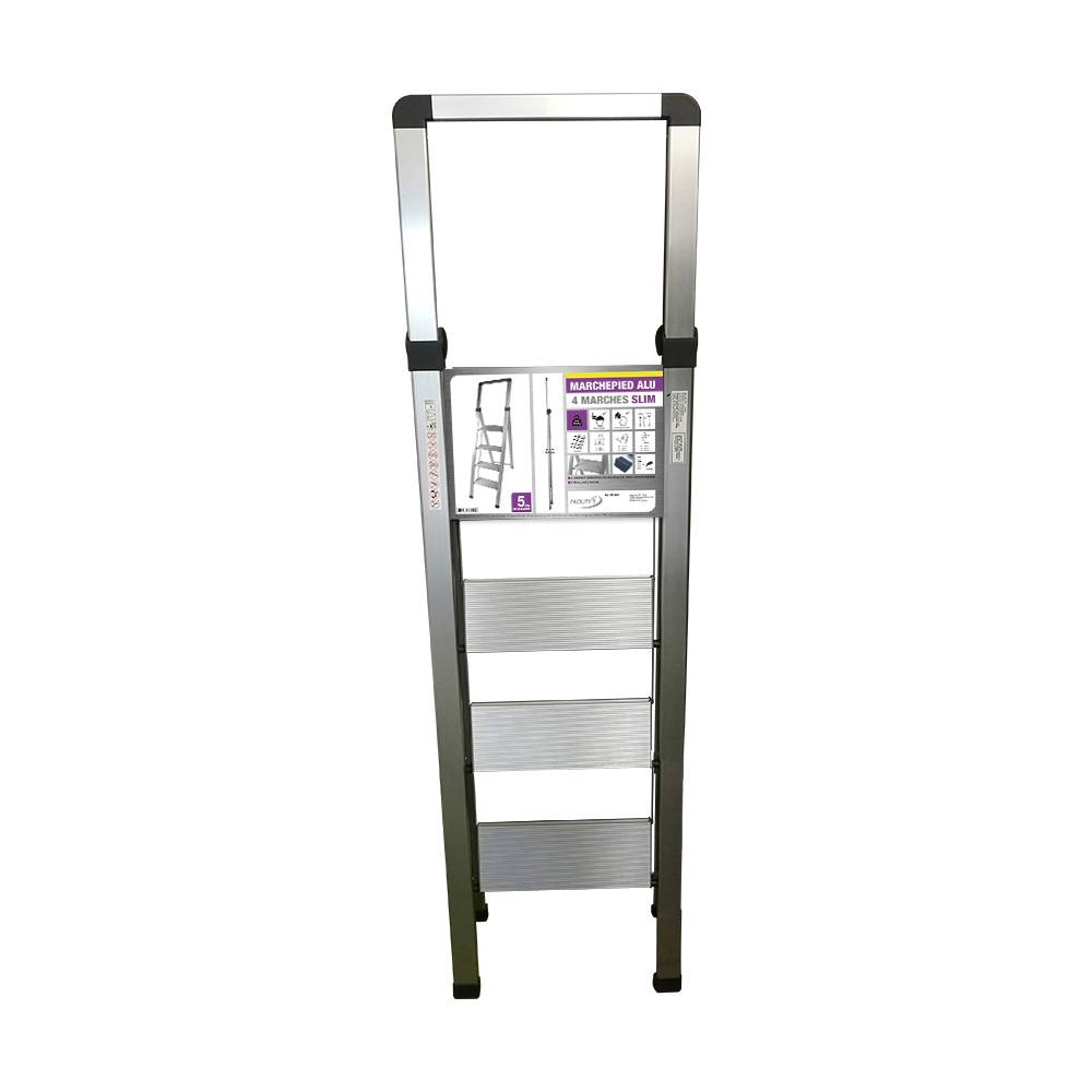 Escabeau 4 marches alu pro extra-slim - Image 5