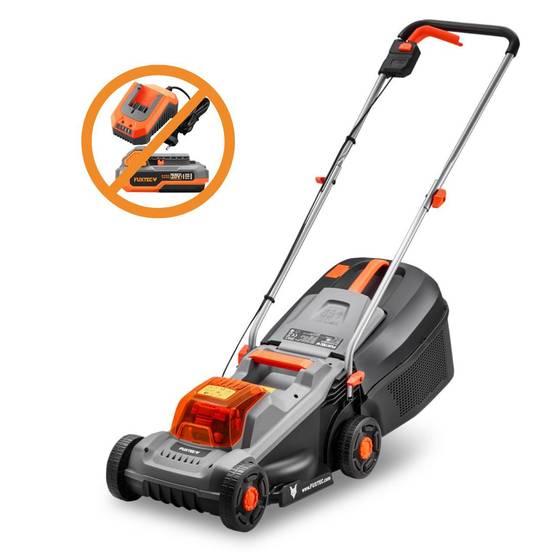 Tondeuse à gazon sans fil 20V sans batterie ni chargeur, 30 L, 30 cm, silencieuse/légère FUXTEC FX-E1RM20ECO - Image 1