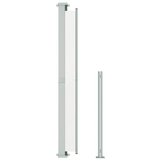 Store Banne latéral - Store rétractable - Auvent extérieur de patio 200x500 cm Crème - Image 5