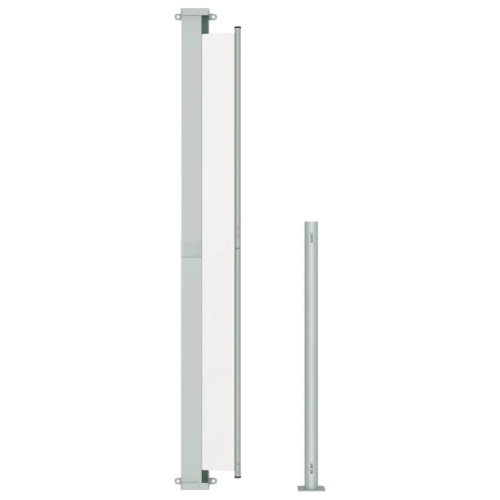 Store Banne latéral - Store rétractable - Auvent extérieur de patio 200x500 cm Crème - Image 5