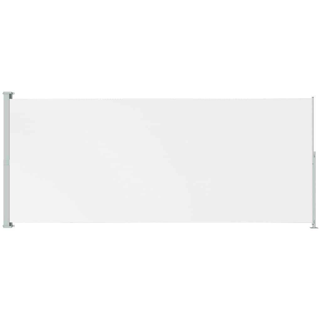 Store Banne latéral - Store rétractable - Auvent extérieur de patio 200x500 cm Crème - Image 1