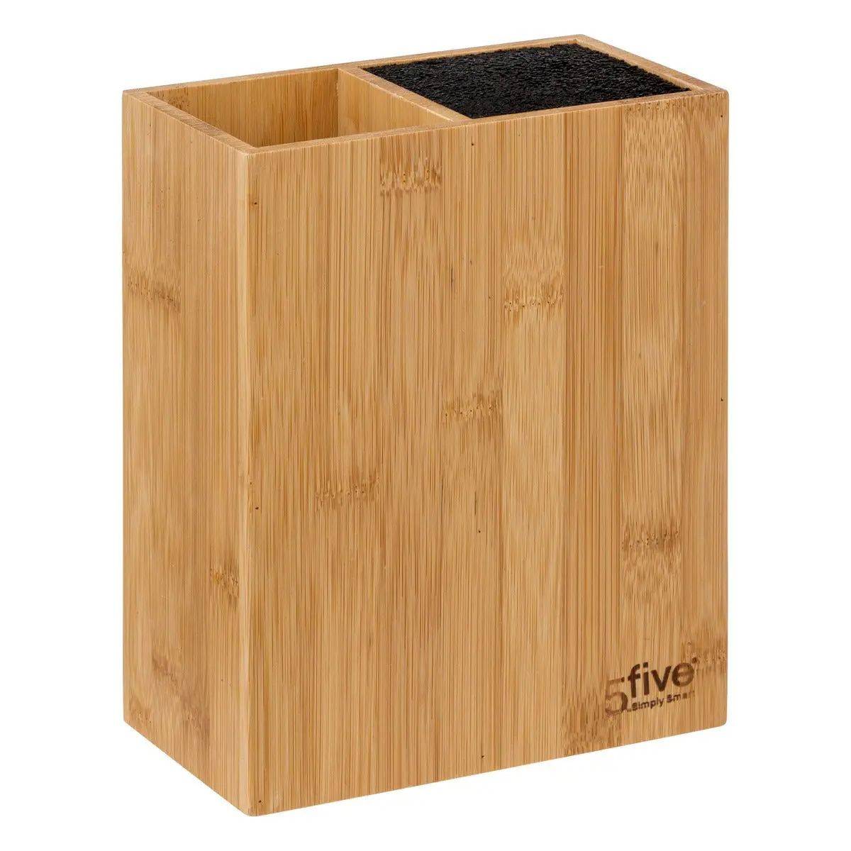 Bloc Couteaux & Ustensiles "Blackbamboo" 35cm Naturel - Image 2