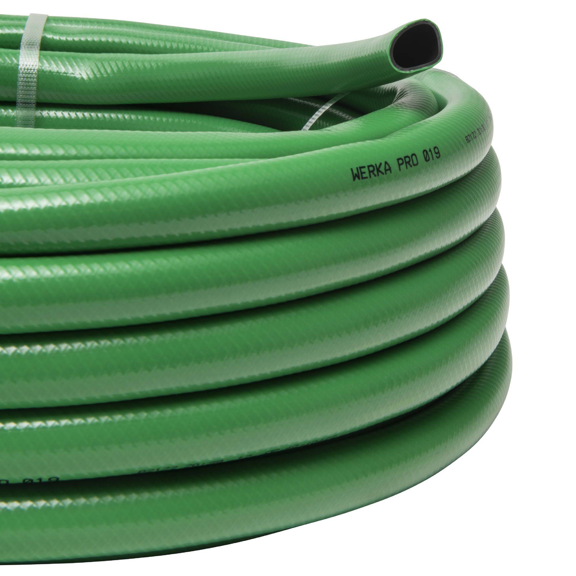 Tuyau d'arrosage guipé vert Ø19mm WERKA PRO  20m - Image 2