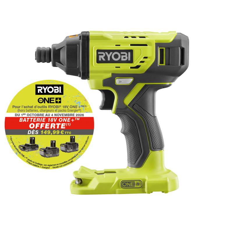 Ryobi - Visseuse à chocs RYOBI 18V One+ - sans batterie ni chargeur - R18ID2-0 - Image 2