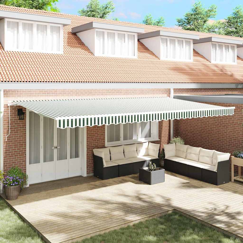 Prolenta Premium - Store banne polyester vert 580 x 295 x 20 cm - Prolenta premium p384.9 - Image 1