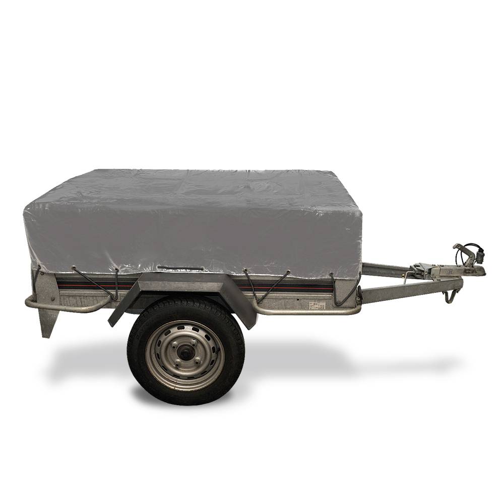 Bâche remorque avec rebord 160 x 120 Gris - Image 1