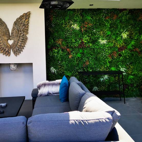 Mur Vegetal Artificiel Jungle plaque de 1mx1m decoration - Image 4