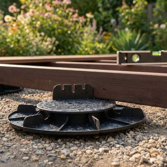 Plot terrasse bois réglable 20 à 30 mm - JOUPLAST - A l'unite - Image 2