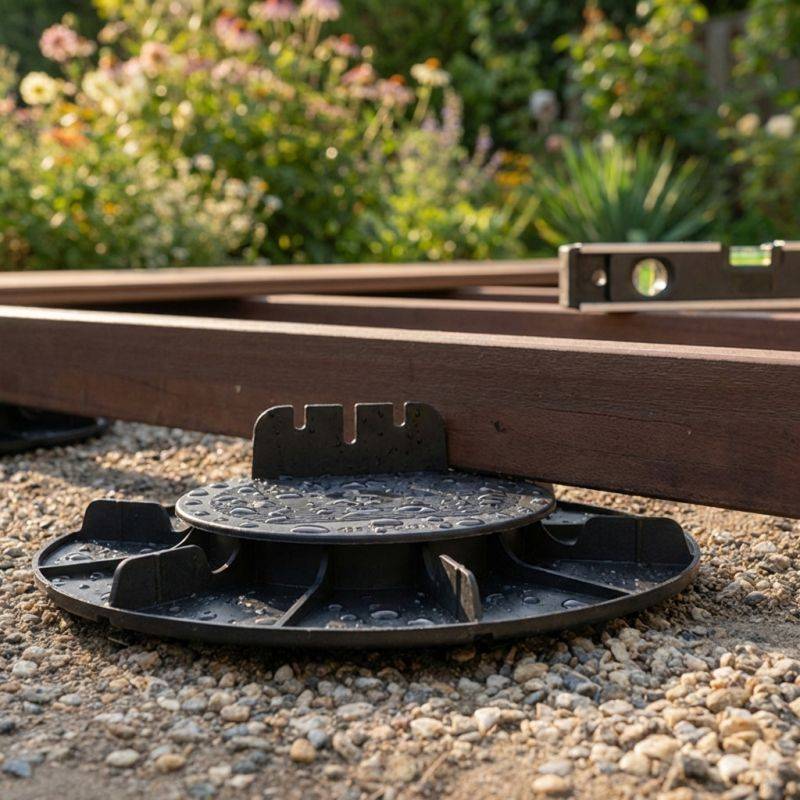 Plot terrasse bois réglable 20 à 30 mm - JOUPLAST - A l'unite - Image 2