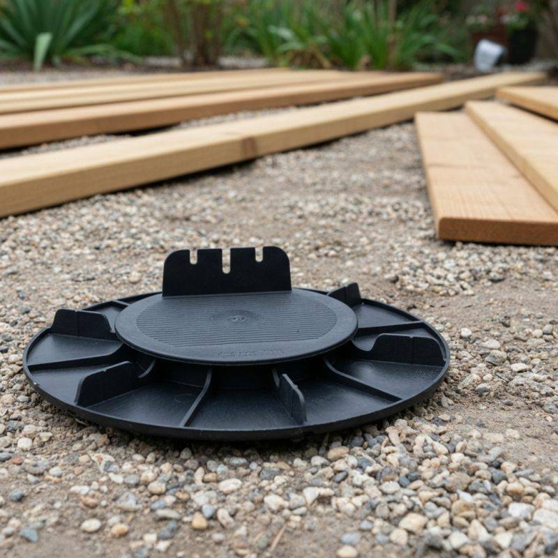 Plot terrasse bois réglable 20 à 30 mm - JOUPLAST - A l'unite - Image 4