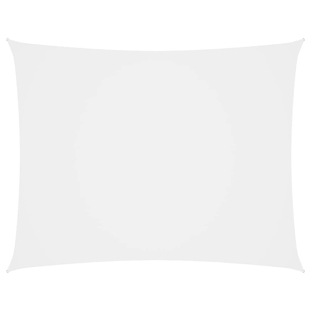 Helloshop26 - Voile toile d'ombrage parasol tissu oxford rectangulaire 2 x 4 m blanc - Image 1